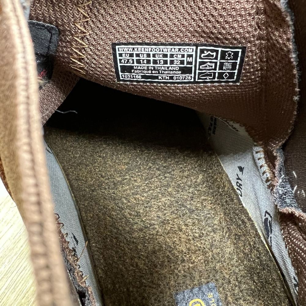KEEN Anchorage III Waterproof Chelsea Boots Men's Size 14 Brown Leather Thermal - Picture 9 of 9